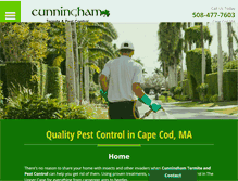 Tablet Screenshot of cunninghampestcontrol.com